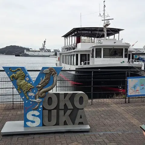 YOKOSUKA軍港めぐり （花粉シーズン要注意）