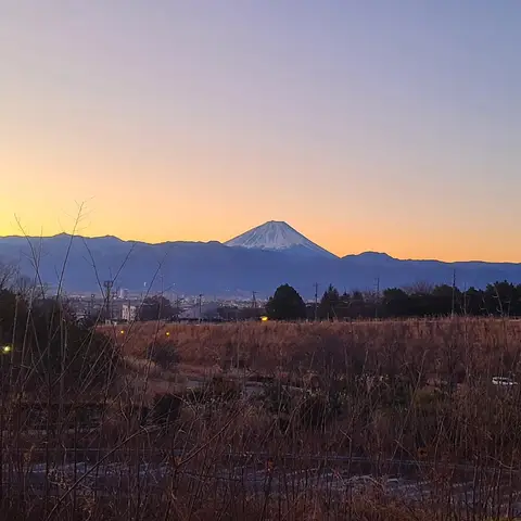 Mt.Fuji & コク黒ラーメン in 双葉SA下り