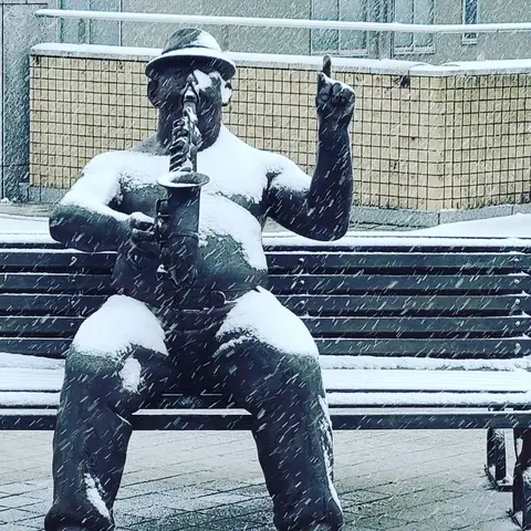 2023年2月10日 雪の日の若葉台散歩