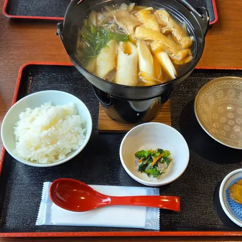 角館食べ歩き（きりたんぽ鍋定食&あきたプリンソフト）