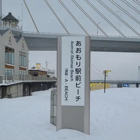 青森駅前ビーチ