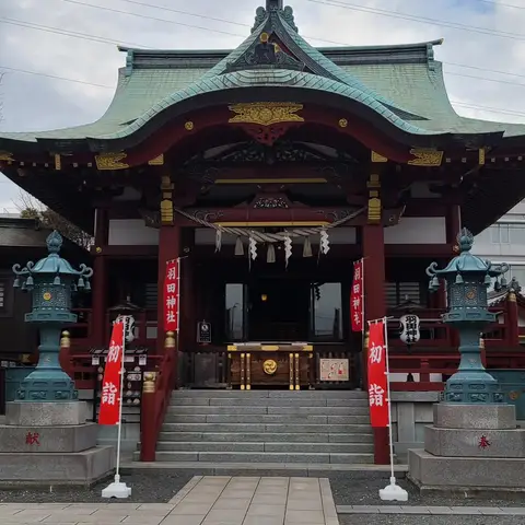 羽田神社 ※無料駐車場までの道狭し