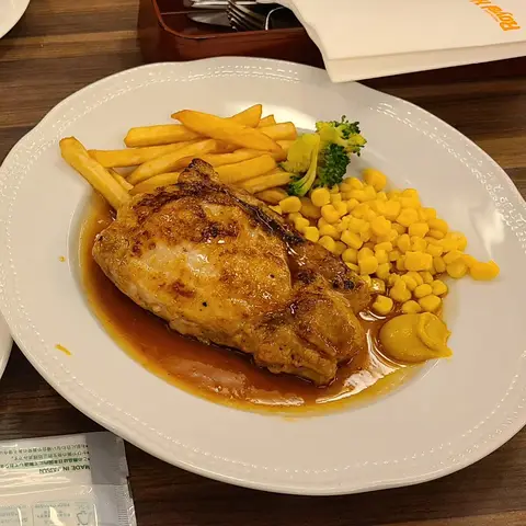 ロイヤルホストのイチオシメニュー（ライス追加で）